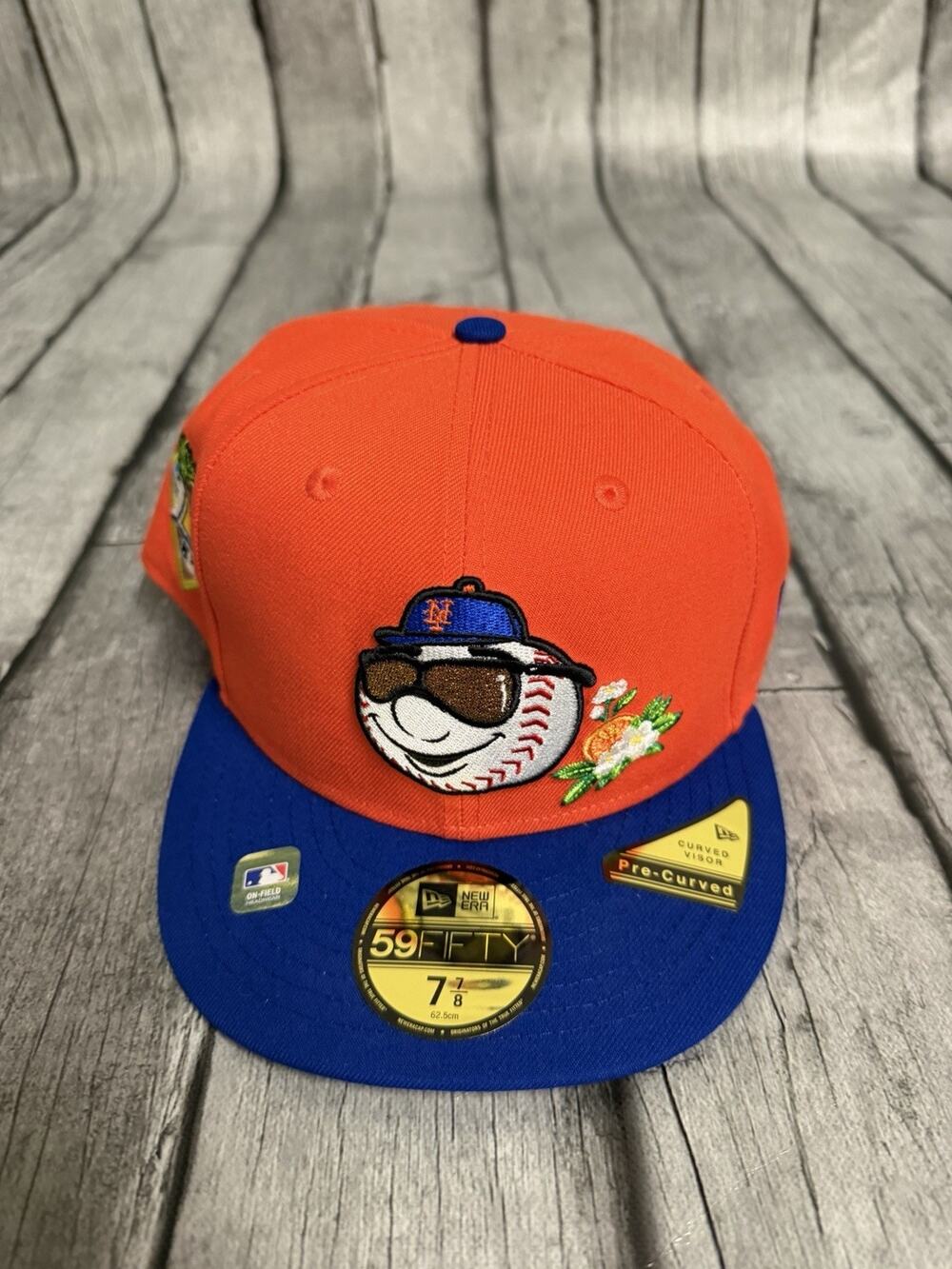 New Era Adult New York Mets Orange 59Fifty 2026 Spring Training Fitted Hat 7 7/8